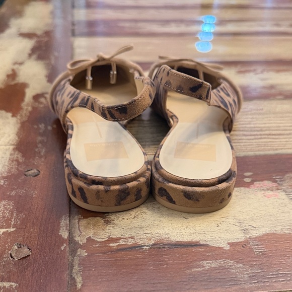 Dolce Vita Animal Print Slingback Flats - Picture 3 of 6